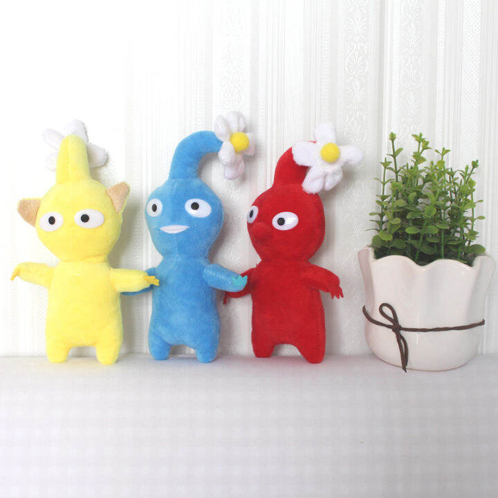 5ชิ้นเซ็ต-pikmin-ยัดของเล่นตุ๊กตาดอกไม้หน่อใบตุ๊กตาตุ๊กตาการ์ตูนตุ๊กตาสำหรับเด็กของเล่นชายหญิงของขวัญวันเกิด