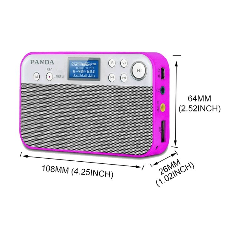 วิทยุ-fm-ลำโพงสเตอริโอดิจิตอลวอล์กแมนพกพาพร้อมการ์ด-sd-นาฬิกา-ใหม่ล่าสุดเครื่องเล่นเพลง-mp3-lcd-displayhifi-เครื่องขยายเสียง-soundcore