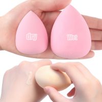 2 Pcs/set Water Drop Makeup Sponge Professional Cosmetic Foundation Concealer Powder Cream Beauty Tools Soft Water Sponge