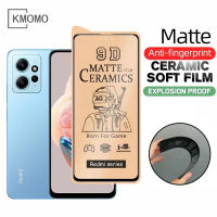 กระจกนิรภัยแบบเต็มจอภาพเซรามิกสำหรับเล่นเกมกันรอยนิ้วมือสำหรับ Redmi Note 12 4G 12T 12S 12S 12 Pro 5G 11S 11T Pro + Note 10S 10 Pro 9G 4G 9S 9T 9 Pro Max 8 7 Pro