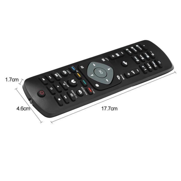 universal-tv-remote-control-wireless-smart-controller-replacement-สำหรับ-philips-lcd-tv-smart-digital-hdtv-สีดำ