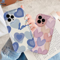 เคส Rxuan Redmi 12 A2 A1 Note 12 Pro Note 11 11S 12C 10 9 10C 10A 9C 9A 9T Note10 Note10S Poco X5 M3 Pro 3D X3โค้งงอภาพน้ำมันทาขอบรักหัวใจลายตาราง