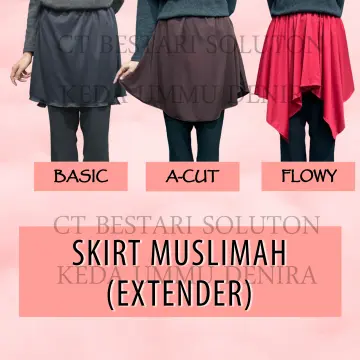 Mini skirt untuk clearance muslimah