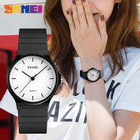 SKMEI Men Women Ladies Watches Simple Design Personality Teens 3bar Waterproof Quartz Wristatches For Women Ladies Reloj Mujer