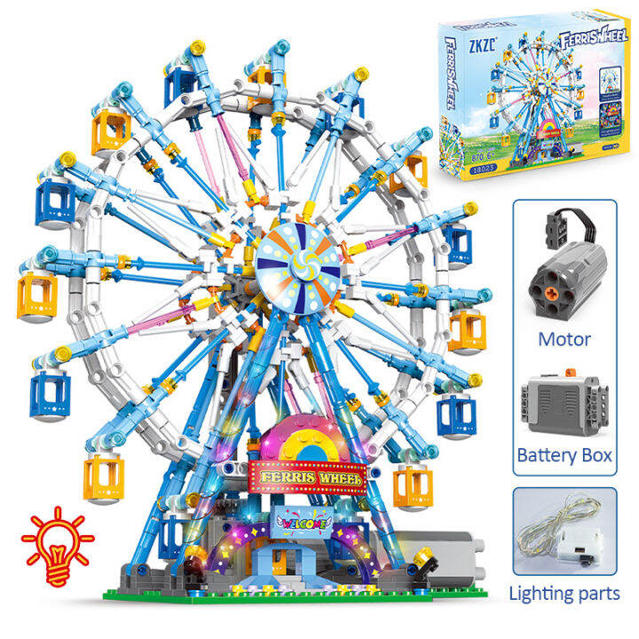 870pcs-rotating-ferris-wheel-building-blocks-city-street-view-with-led-light-desktop-decoration-model-bricks-toys-for-kids-gifts