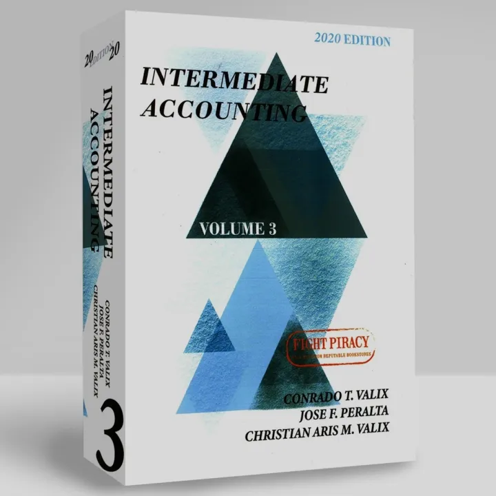INTERMEDIATE ACCOUNTING Volume 3 (2020 Edition) Conrado Valix