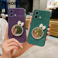 DKHORSING เคสกระจกแต่งหน้าแฟชั่นลายผีเสื้อสำหรับ INFINIX ZERO 30 /Gt 10 Pro/ Hot 30 4G 5G / 30i / 30 Play / Note 30 4G 5G / 30i / 30 Pro/smart เคสป้องกันกล้อง7ชิ้นลายลูกกวาดกันรอยขีดข่วนเคสมือถือซิลิโคนนิ่ม5ก. Zero30