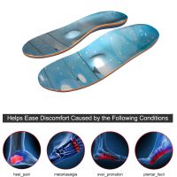 Snow pattern Sports insoles Plantar fasciitis Arch support orthopedic insoles Flat foot pain Heel spur correction Shoes Accessories