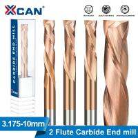 XCAN เครื่องตัดมิลลิ่งอัดสำหรับตัดอลูมิเนียมโลหะก้านขึ้นตัดลงดอกเจาะ CNC 3ขลุ่ยคาร์ไบด์