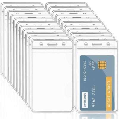 【CW】✾  1pcs Transparent Bank Bus Credit Card Holder Cover Storage   ID Holders Womem Men Kids Protector Wallet