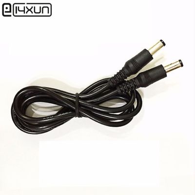 【YF】 1pcs New 1metre Soft Cable with 5.5x2.5mm 5.5x2.1mm 3.5x1.35mm 180 Degrees DC Power Plug Adapter Extension cord