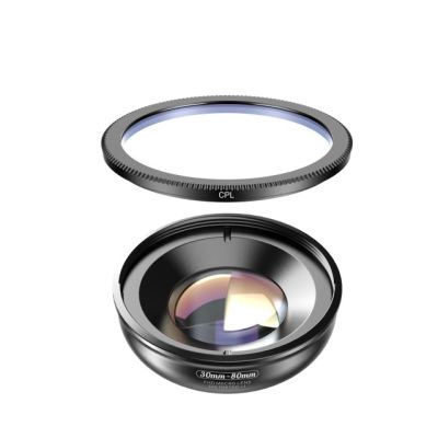 APEXEL HD Optic 30-80mm Super Macro Lens Phone Camera Mobile Lenses with CPL star Filters for iPhone Samsung all smartphones HB
