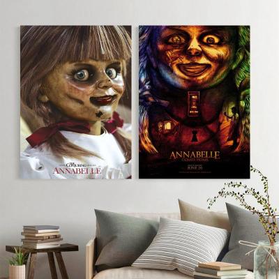 Annabelle ภาพยนตร์รายการทีวีโปสเตอร์ศิลปะ,ผ้าใบผนังศิลปะ,ครอบครัวสมัยใหม่ห้องนอนตกแต่ง,ที่ไม่ซ้ำกันและมีสไตล์ตกแต่งผนัง,ที่สมบูรณ์แบบสำหรับคนรักภาพยนตร์