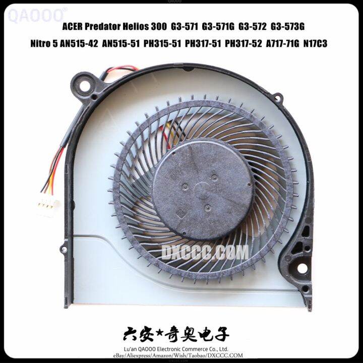 Lap Cpu Cooling Fan For Acer Nitro 5 An51542 An51551 Ph31551 Ph317