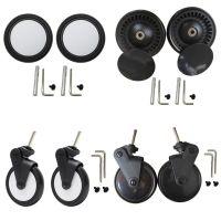 Y55B Upgraded Baby Strollers Rubber Wheel Replacement Baby Strollers Front/Back Wheel