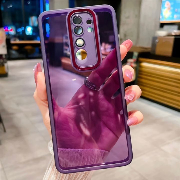 เคสโทรศัพท์โปร่งใสชุบสำหรับ-redmi-note-9-pro-max-9pro-9promax-กล้องใสบางปลอกอ่อนป้องกันสำหรับ-remi-note8-8pro-ฝาหลัง9t