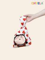 Original design cartoon cute little Chloe canvas bag female Japanese hand bag and pee bag QT161 wrist bag 【BYUE】