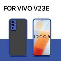 [ส่งจากไทย] Case Vivo V23E เคสวีโว่ VIVO V23e เคสกันกระแทก ปุ่มสีผิวด้าน เคสกันกระแทก