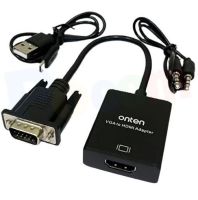 ตัวแปลงสัญญาณ  VGA TO HDMI with Audio  OTN-5138S -OTN7508