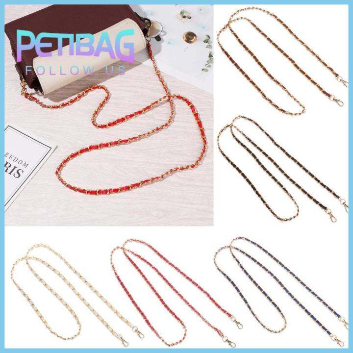 1Pc Metal PU Leather Shoulder Bag Chain Strap Replacement for Purse