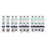 Schneider Ic65n เบรกเกอร์ไฟฟ้าขนาดเล็ก4P C ประเภท1A 2A 4A 6A 10A 16A 20A 25A 32A 50A 63A เบรกเกอร์ MCB