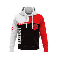 ผู้ชายใหม่ SUZUKI รถโลโก้3D พิมพ์ Hoodie Stwear Harajuku Unisex Pullover Streetwear