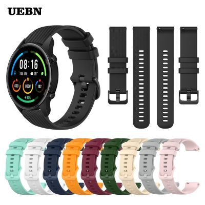 （A Decent035）UEBN กีฬาสายรัดซิลิโคนสำหรับ Xiaomi Mi นาฬิกาสร้อยข้อมือสีสำหรับ Mi นาฬิกา Watch Bands อุปกรณ์ทดแทน Correa Marea