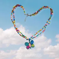 Butterfly necklace - สร้อยลูกปัดผีเสื้อ