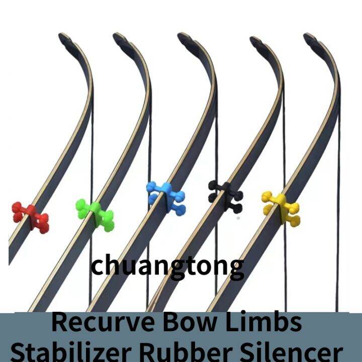 2pcs Recurve Bow Limbs Stabilizer Rubber Silencer Dampener Longbow Shoot Lazada PH