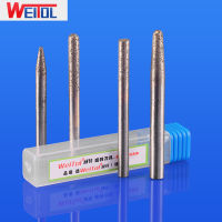 [HOT 2023] Weitol 1 Pcs 6Mm/8Mm Shank Sintered หิน Router บิตเพชร Cnc อุปกรณ์แกะสลักเครื่องตัดมิลลิ่งสำหรับหินแกรนิต