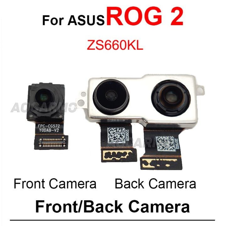 หันกล้องด้านหน้าสำหรับ-asus-rog-โทรศัพท์1-2-5-6-rog2-rog6-rog5ด้านหลังหลังมาโครหลักอะไหล่กล้องถ่ายรูปส่วน-zs600kl-zs660kl