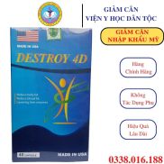 Giảm cân nhập khẩu Mỹ Destroy 4D do Viện nghiên cứu viện nghiên cứu y học