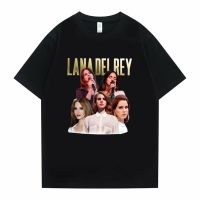 แฟชั่นผู้หญิงสไตล์ล่าสุด Lana Del Rey Graphic Tshirt Summer Unisex Hip Hop Plus Size Tees Short Sleeve Men Casual Crewneck Oversized Loose T Shirt