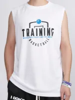 original Vest mens summer icy sports T-shirt quick-drying fitness running and playing basketball loose casual breathable sleeveless vest t