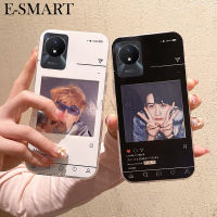 เคสมือถือสำหรับ VIVO Y02T Y02A ฝาหลัง INS สองกรอบรูปแฟชั่นนิ่มโปร่งใสป้องกันการตกสำหรับ VIVO Y02A เคสใส่โทรศัพท์