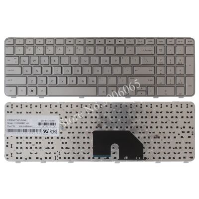New US Silver Laptop keyboard For HP Compaq DV6-6000 DV6-6100 DV6-6200 DV6-6090 90.4RH07.L01 SG-48900-XUA
