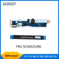 SZWXZY For Lenovo V15 V14-IWL IIL IML ARE ADA IGL Audio Card Reader Board With Cable NS-C121 5C50S25286 100 Tested Fast Ship