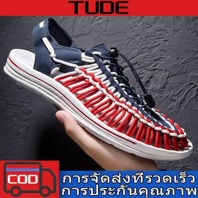 TUDE 2023 จัดส่งที่รวดเร็ว🚀 1-3 วันที่จะมาถึง KEEN รองเท้าผูกเชือกรองเท้าแตะผู้หญิงรองเท้าชายหาดรองเท้าเดินป่าผู้หญิงรองเท้าลำลองผ