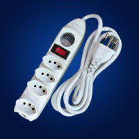 Brazil extension cord 4 ways multiple socket power strip with surge protector 10A250V Brazil socket