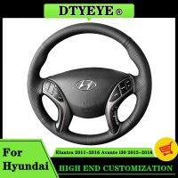 【YF】 Car Steering Wheel Cover For Hyundai Elantra Avante i30 2011-2016 Accessory Original Braid