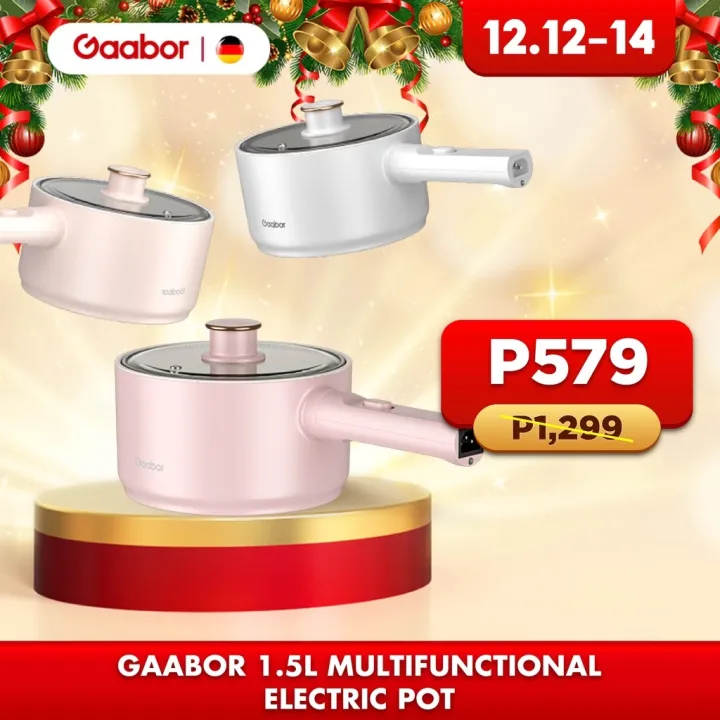 Gaabor 1.5L Multifunctional Electric Pot Lazada PH