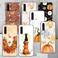 Pumpkin Happy Fall Autumn Phone Cover Case For Huawei P30 P40 P10 P50 P20 Lite P Mate 10 20 30 40 Pro + Art Pattern Coque Funda Electrical Safety