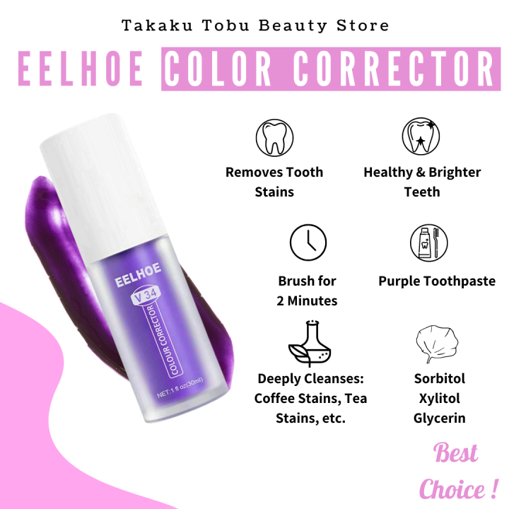 TOP SELLING Eelhoe COLOR CORRECTOR 30ML Toothpaste Colour Corrector