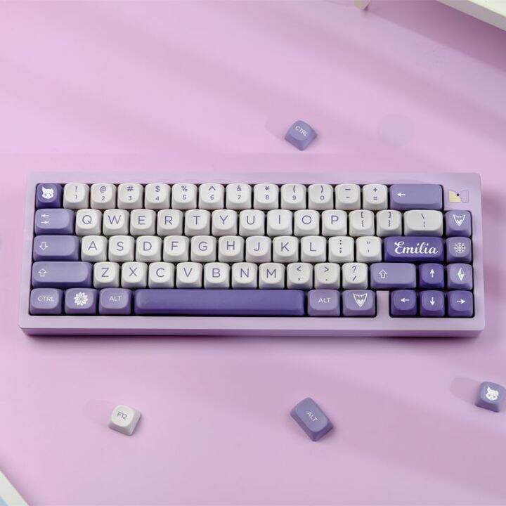 【Keycap Only】GMK Frost Witch Keycap Violet Purple 129 Keys MOA Profile ...