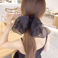 New Chiffon Summer Oversize Hair Barrette Bow Clip For Women Girls Soft Chiffon Hairpin Ribbon Big Bowknot Hair Accessories Hair AccessoriesTH