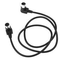 Double 90 ° Elbow Right Angle DIN5P Male To MIDI Audio Extension Cable Wires  Leads Adapters