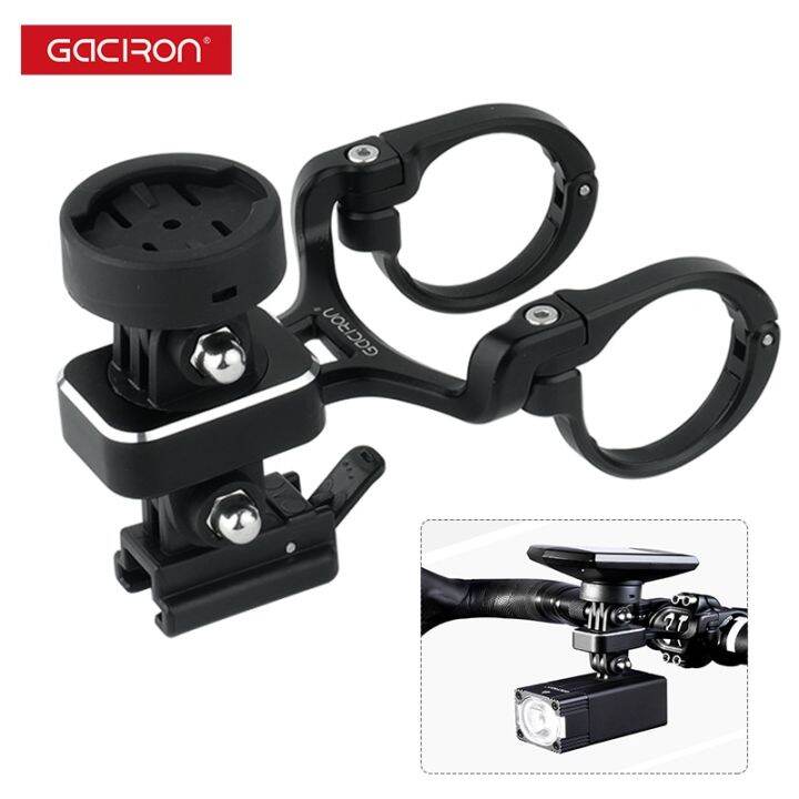 Dual Brackets Handlebar Mount For Garmin Gaciron Fits Gopro Adaption ...