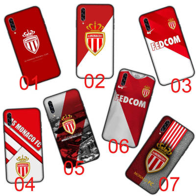 AS MONACO FC อ่อนนุ่ม ซิลิโคน เคสโทรศัพท์ หรับ VIVO Y53 Y91C Y55 Y55S Y93 Y95 Y53S Y81I Y50 Y71 Y30 Y91 V15 V11 Y81S V20 Y81 V23 V21E V21 V20I Pro SE Black ปก