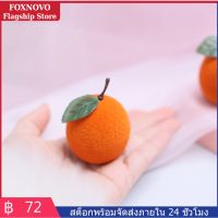 FOXNOVO กล่องแหวนทรงส้มแหวนแต่งงานเคสเครื่องประดับกล่องของขวัญกล่องแสดงผล