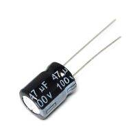 10PCS/LOT Electrolytic Capacitor 100V/47uF 10*13 100V 47UF WATTY Electronics